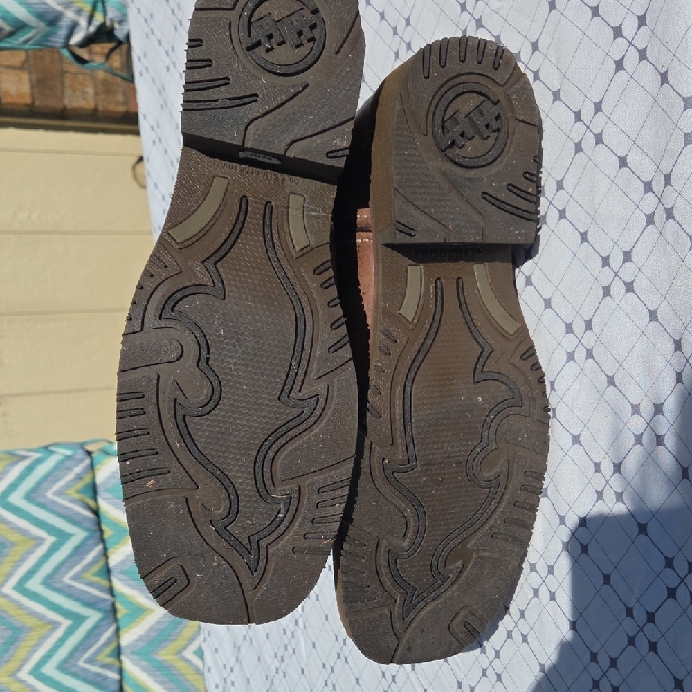 Double H Brown Western Boots - Picture 4 of 11